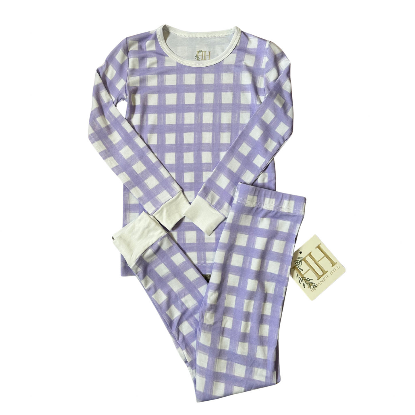 Purple Plaid Loungewear Set (OLDER FIT/STYLE)