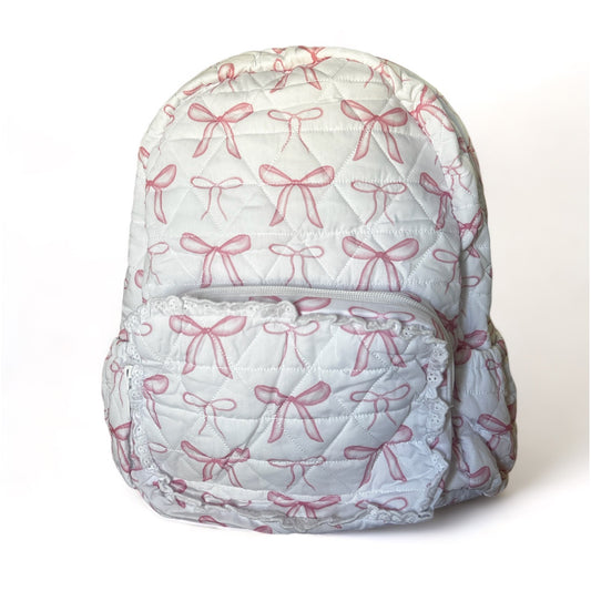 Bigger the Bow Quilted Backpack