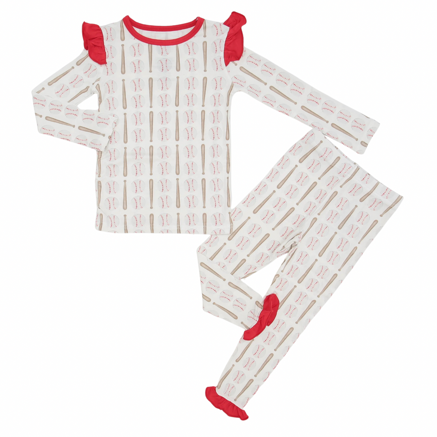 Girl Batter Up Loungewear Set