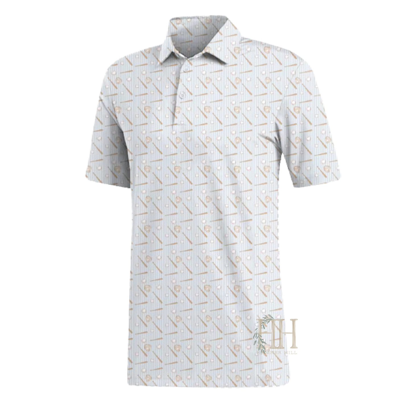 Mens Baseball Performance Polo