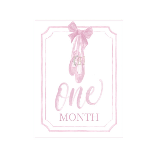 Tiny Dancer Milestone Cards