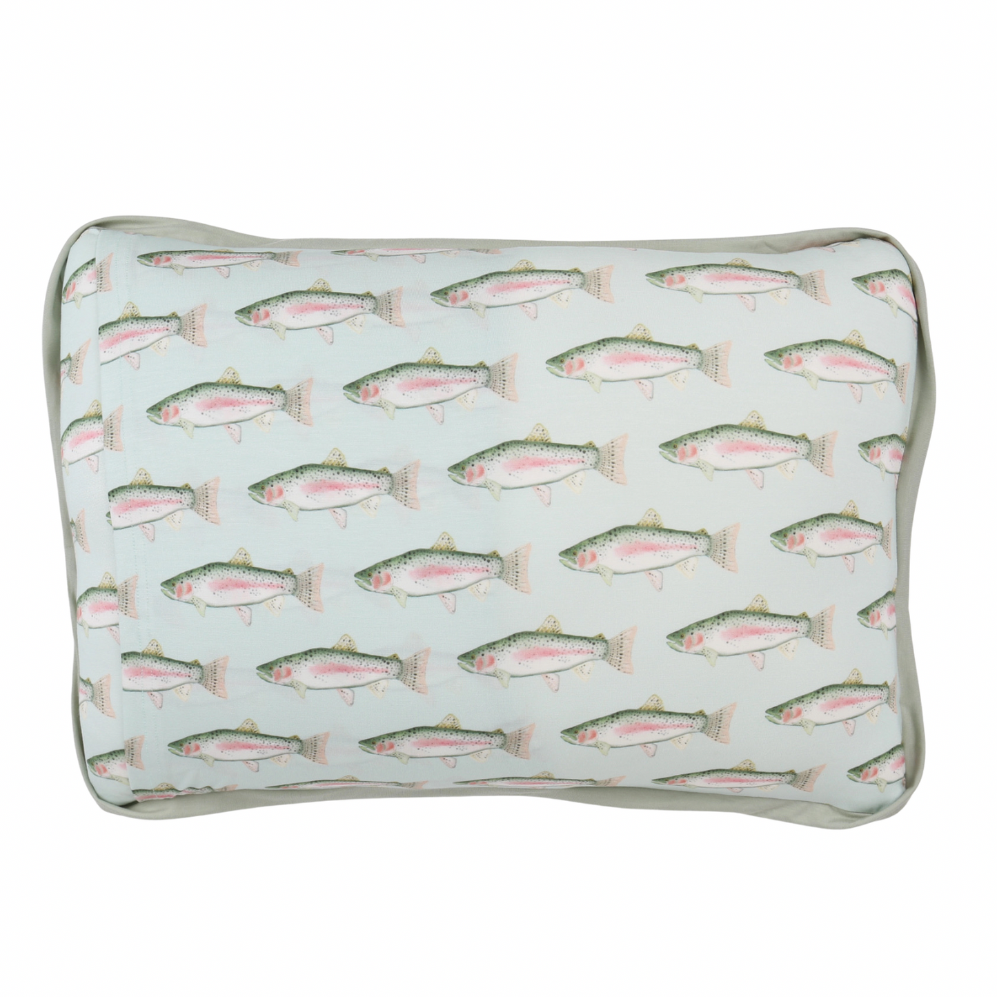 Trout Throw Pillow & Pillowcase