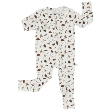 Boys Outdoor Double Zipper Romper