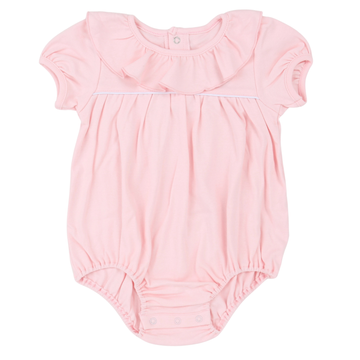 Girls Pastel Pink Cotton Bubble
