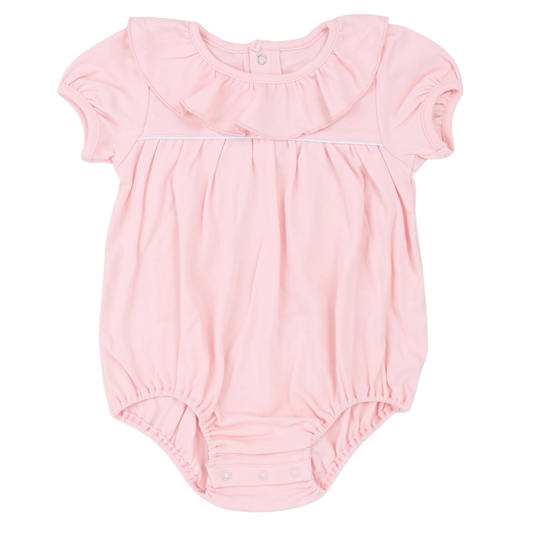 Girls Pastel Pink Cotton Bubble