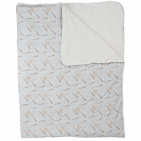 Baseball Twin Size Blanket Cover