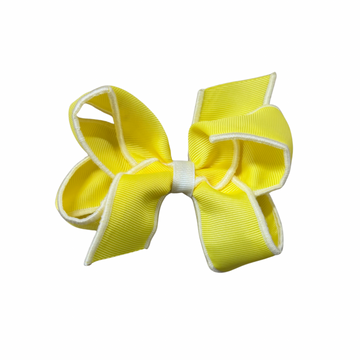 Medium Sporty GrosGrain with Serged Edges - Lemon