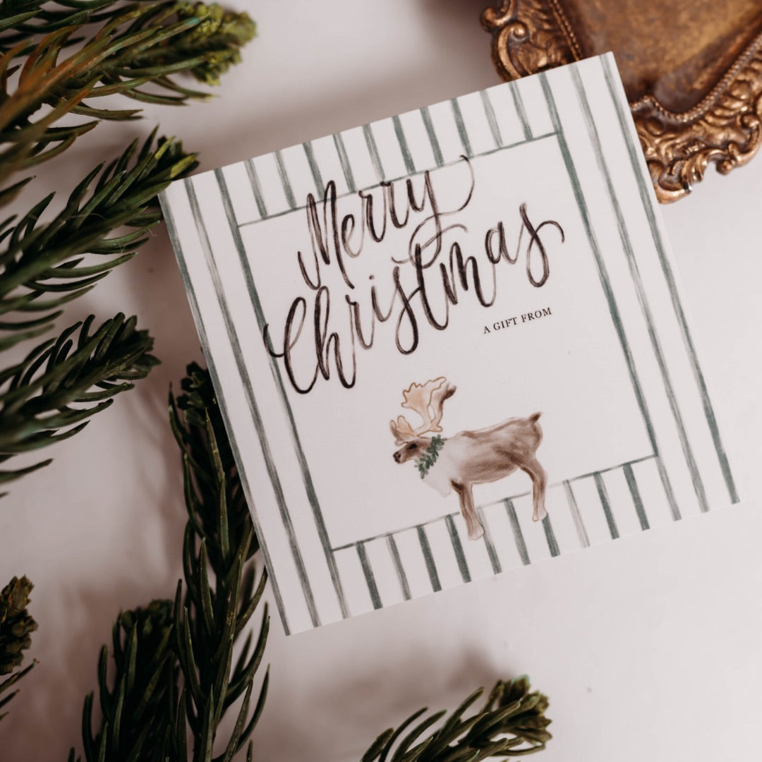 Caribou Gift Tags