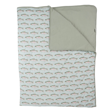 Trout Twin Size Blanket Cover