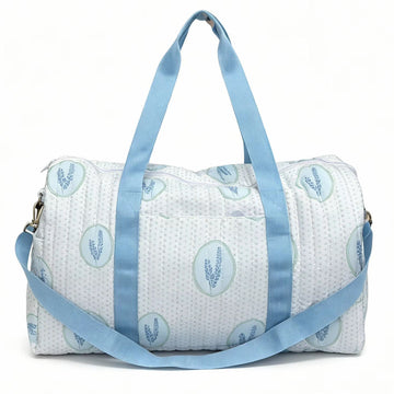 Blue Bonnet Quilted Duffle Bag