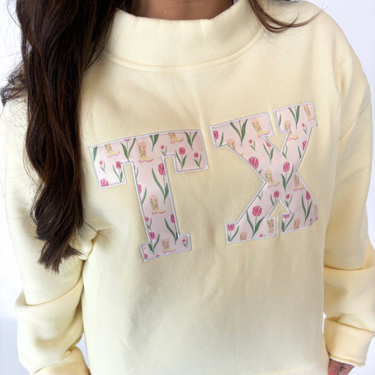 Womens TX Mockneck Pullover