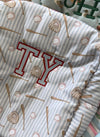Baseball Quilted Duffle Bag