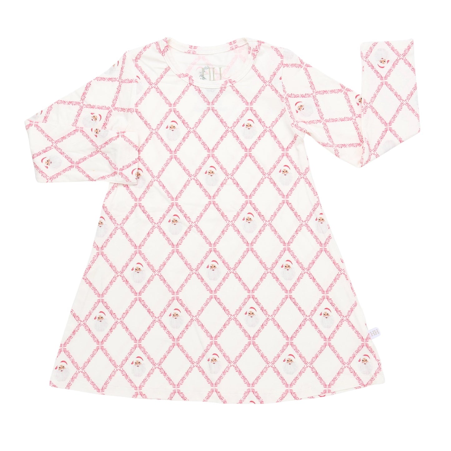 Girls Trellis Sleigh Bells Bamboo Dress