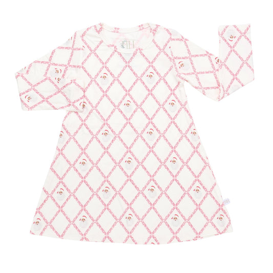 Girls Trellis Sleigh Bells Bamboo Dress