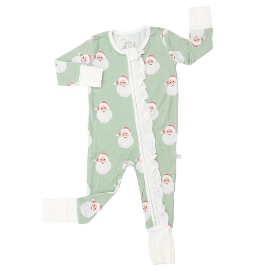 Girls Sleigh Bells Double Zipper Romper