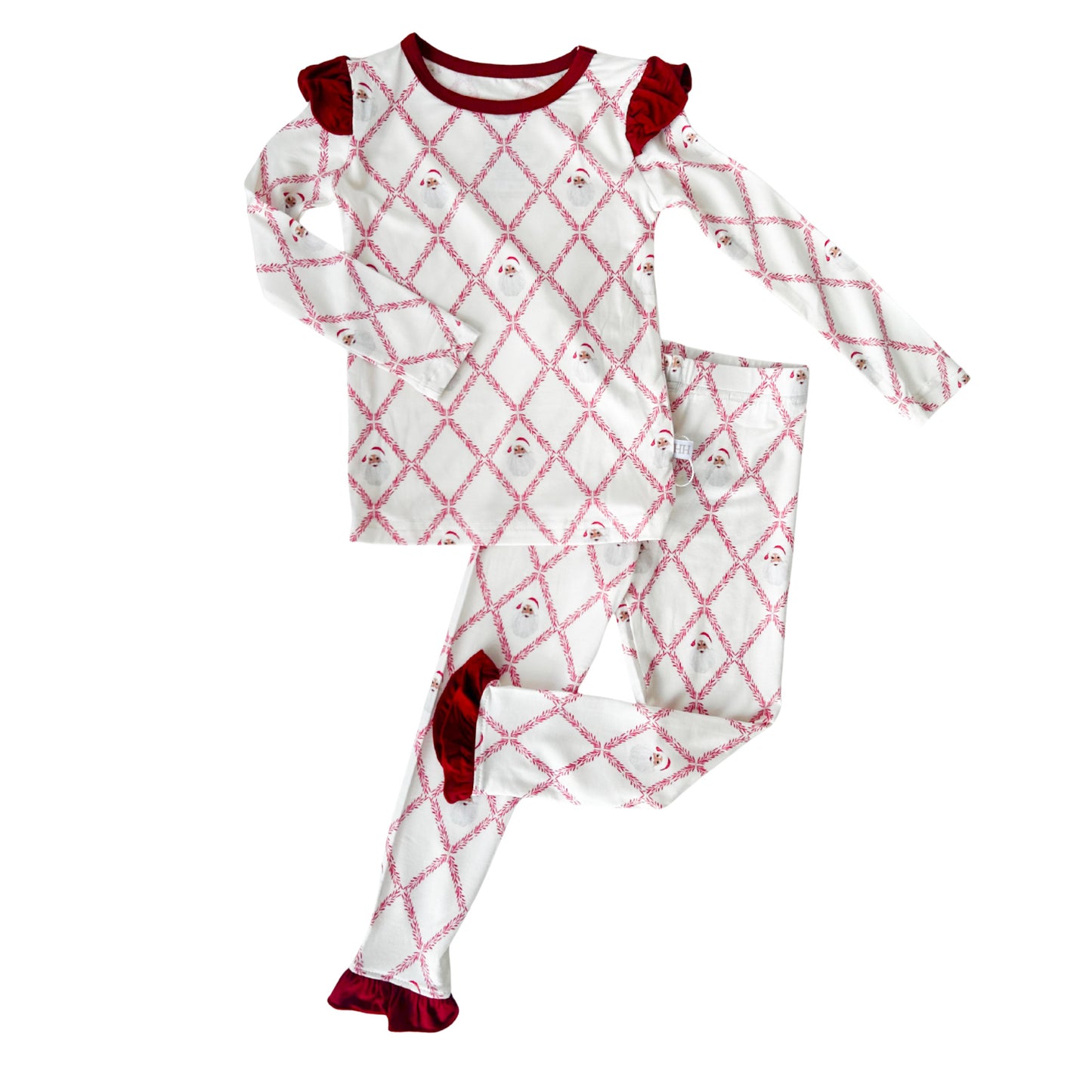 Girls Trellis Sleigh Bells Loungewear Set