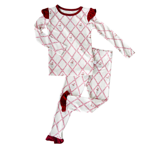 Girls Trellis Sleigh Bells Loungewear Set