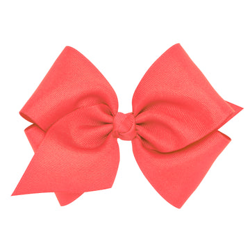 Mini King Classic Grosgrain Hair Bow (Knot Wrap) - Watermelon