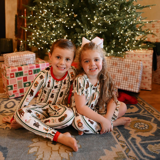 Boys Santa Pups Loungewear Set