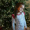 Girls Ruffle Pine Needles Loungewear Set