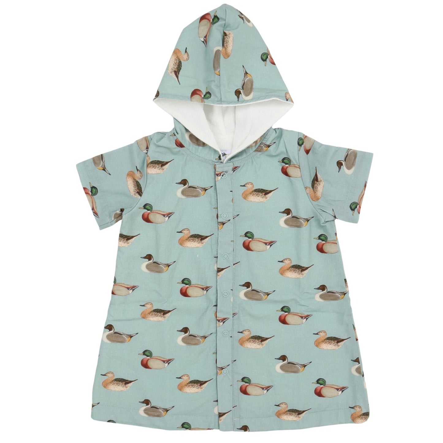 Boys Vintage Ducks Hooded Coverup
