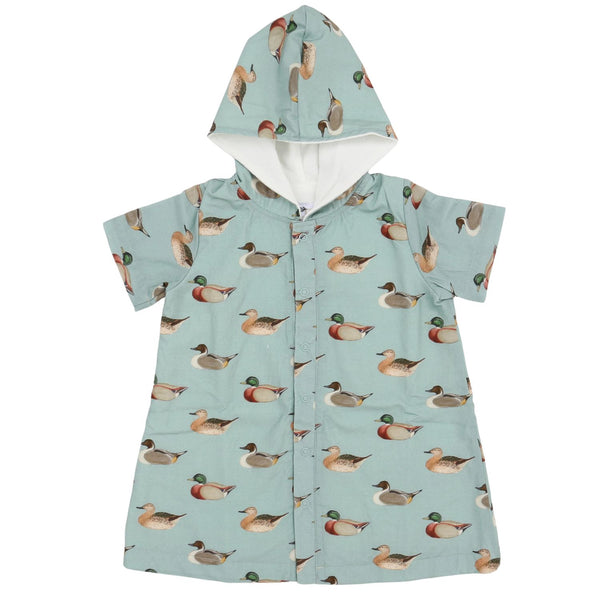 Boys Vintage Ducks Hooded Coverup