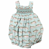 Girls Trout Smocked Bubble