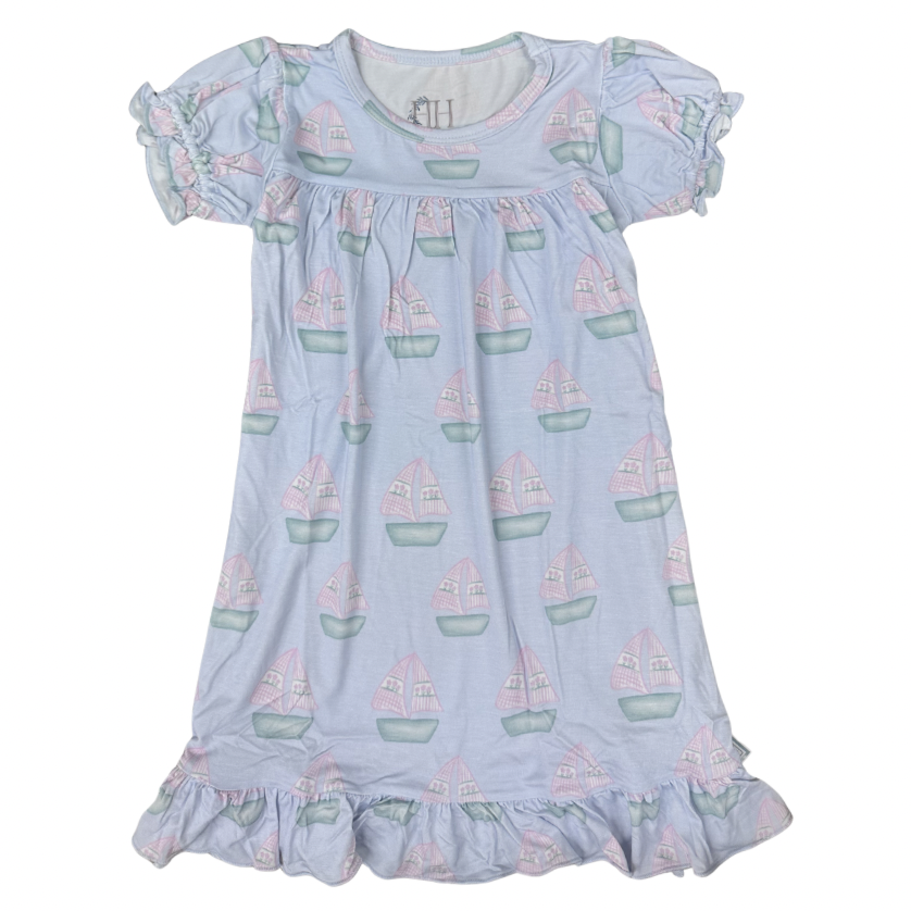 Girls Sailboat Nightgown
