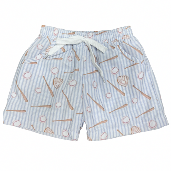 Boys Baseball Swim Trunks