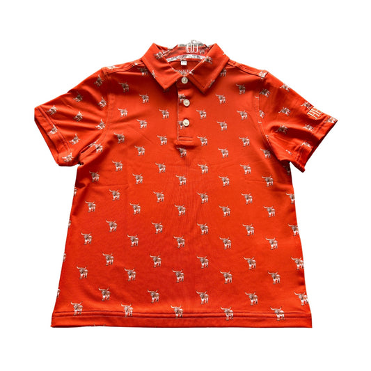 Mens Longhorn Performance Polo