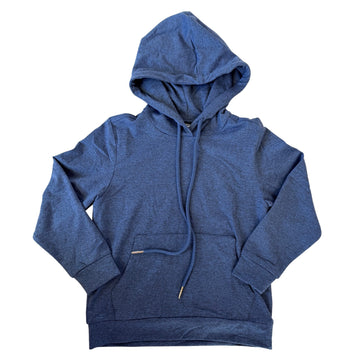 Boys Dark Blue Hooded Pullover