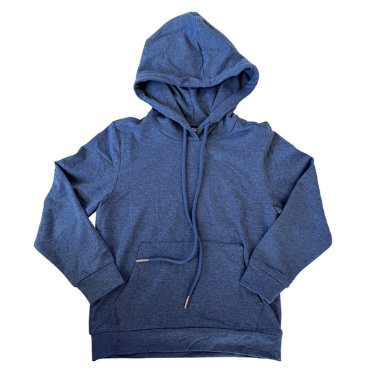 Boys Dark Blue Hooded Pullover