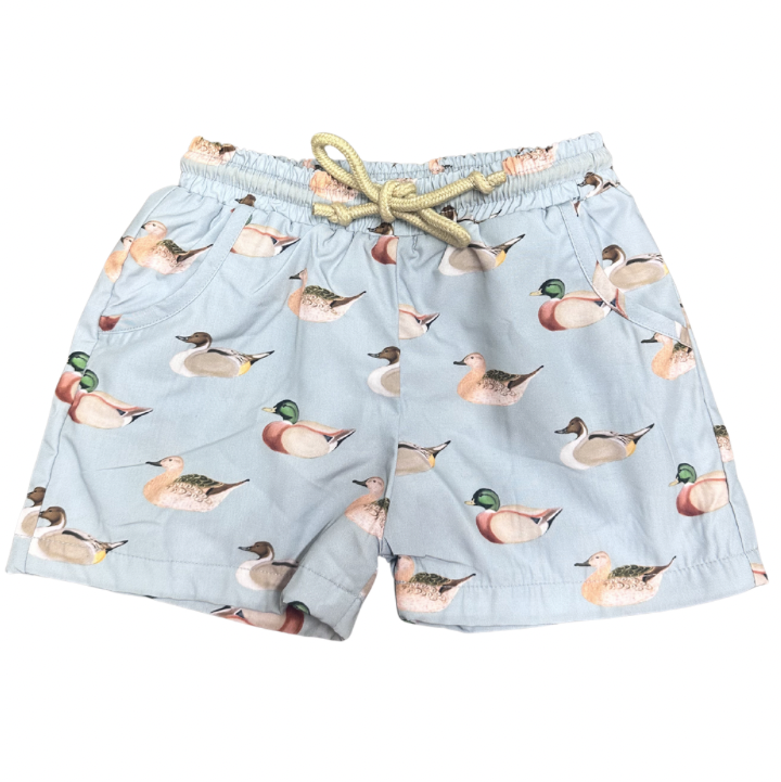 Boys Vintage Duck Swim Trunks