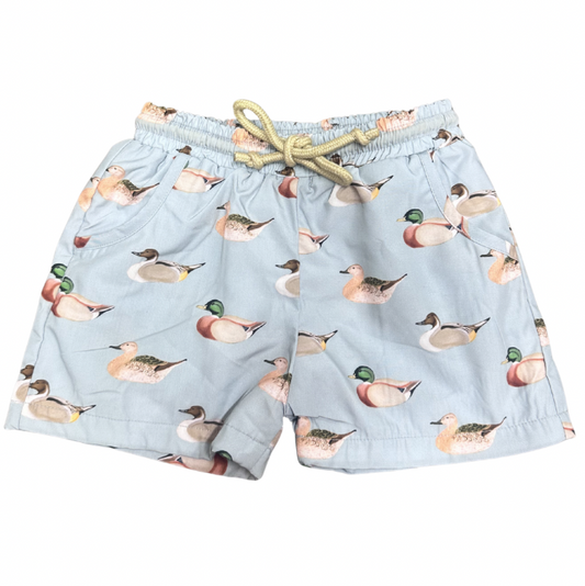Boys Vintage Duck Swim Trunks