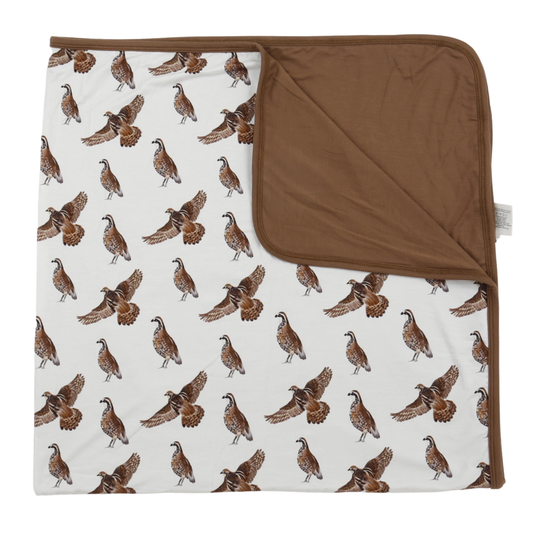 Quail Stroller Blanket