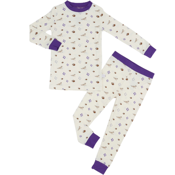 Boys Purple Toad Loungewear Set