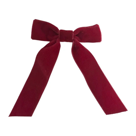 Tiny Velvet Streamer - Cardinal