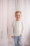 Blue Heart Boot Crew Neck
