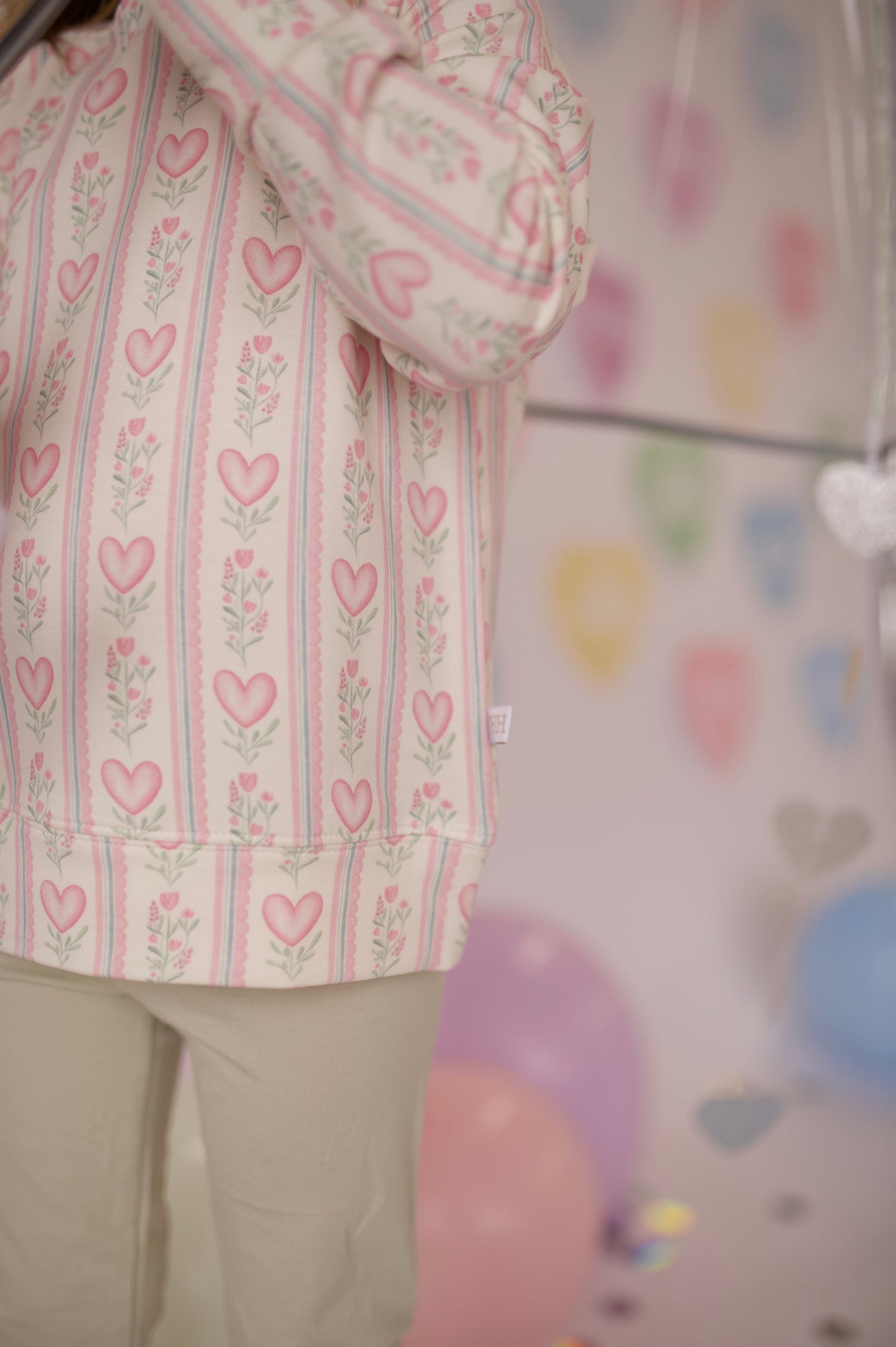 Floral Heart Crew Neck