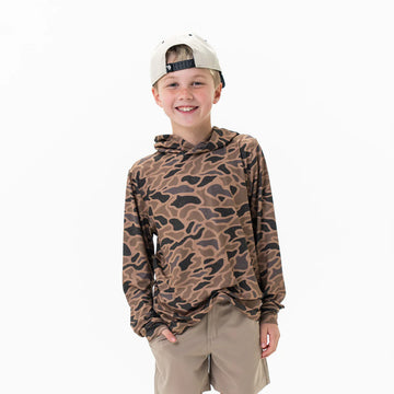 Youth Performance Hoodie-Gauge Camo